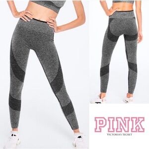 PINK active leggings Victoria Secret Pink Seamless Workout Tight Leggings large​